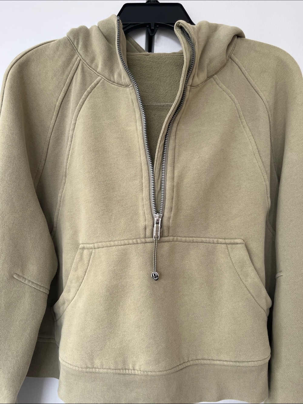 Lululemon Scuba Half Zip Hoodie- Size M/L- Rosemary Green